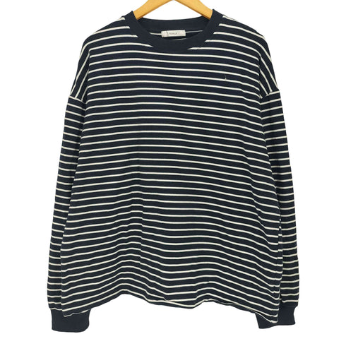 NOWLE ルーズシルエット ボーダー ロンT メンズ JPN:XL