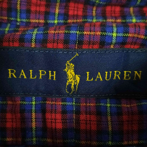 ラルフローレン RALPH LAUREN ポニー刺繍 チェック ボタンダウンシャツ メンズ 2XL