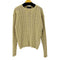 ポロバイラルフローレン Polo by RALPH LAUREN 90S OLD SILK 100% ポニー 無し 絹 シルク ケーブル ニット セーター メンズ import:L
