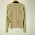 ポロバイラルフローレン Polo by RALPH LAUREN 90S OLD SILK 100% ポニー 無し 絹 シルク ケーブル ニット セーター メンズ import:L