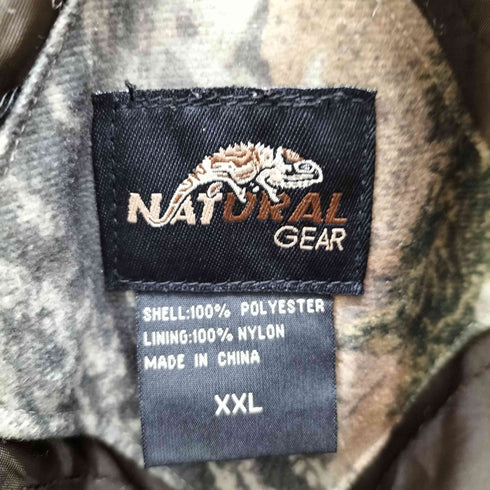 NATURAL GEAR リアルツリー フラップポケット ドローコード パッカブル ブルゾンジャケット メンズ import:XXL