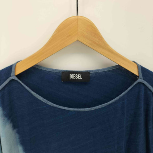 ディーゼル DIESEL グラデーションデザイン サイドスリット 半袖 カットソー レディース