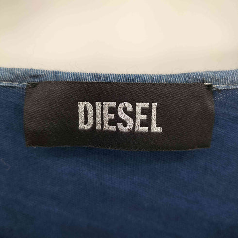 ディーゼル DIESEL グラデーションデザイン サイドスリット 半袖 カットソー レディース