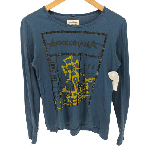 ヴィヴィアンウエストウッドアングロマニア Vivienne Westwood ANGLOMANIA アートプリント オーブ 長袖 カットソー レディース 36