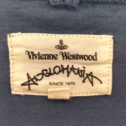 ヴィヴィアンウエストウッドアングロマニア Vivienne Westwood ANGLOMANIA アートプリント オーブ 長袖 カットソー レディース 36