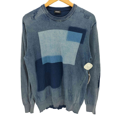 ディーゼル DIESEL ダメージ加工 コットン ニット メンズ import:S