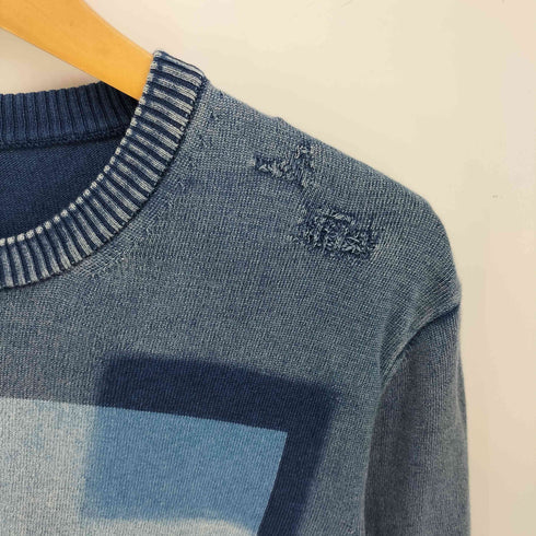 ディーゼル DIESEL ダメージ加工 コットン ニット メンズ import:S
