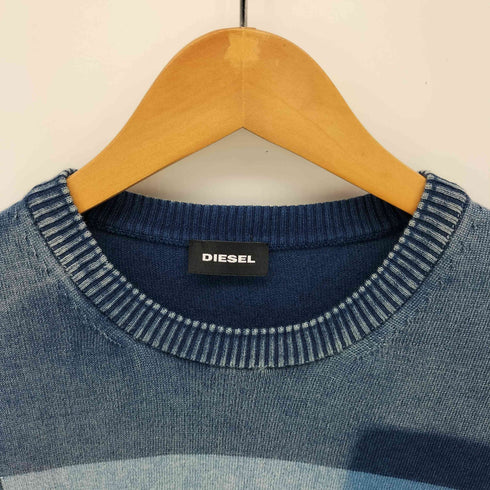 ディーゼル DIESEL ダメージ加工 コットン ニット メンズ import:S