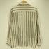 ペリーエリス PERRY ELLIS 90s レーヨン100% ストライプ オープンカラーシャツ メンズ import:L