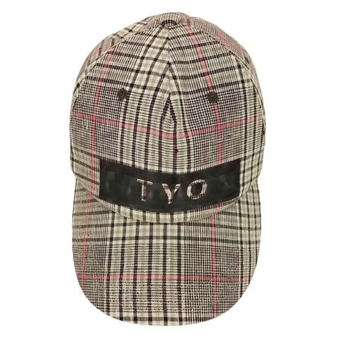 カシラ CA4LA チェック リネン100 TYO 6パネルキャップ メンズ