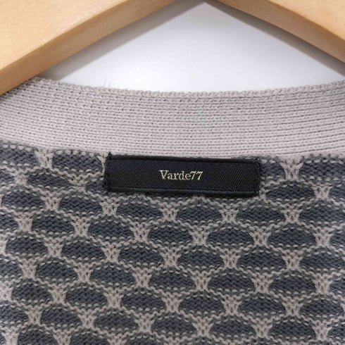 バルデセブンティセブン Varde77 ランダムパターン コットンニット カーディガン メンズ JPN:2