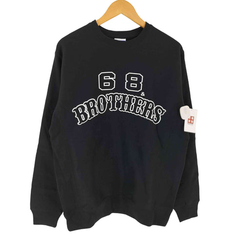 シックスティエイトアンドブラザーズ 68&BROTHERS H.W Crew Sweat ロゴプリント クルーネック スウェット メンズ M