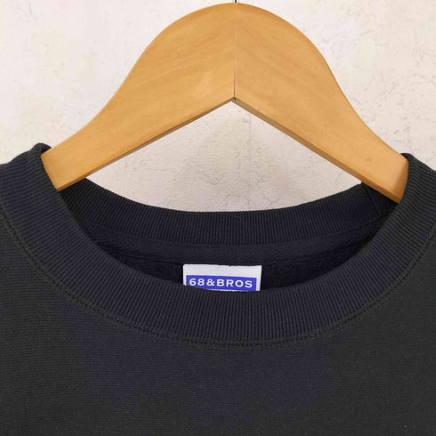シックスティエイトアンドブラザーズ 68&BROTHERS H.W Crew Sweat ロゴプリント クルーネック スウェット メンズ M