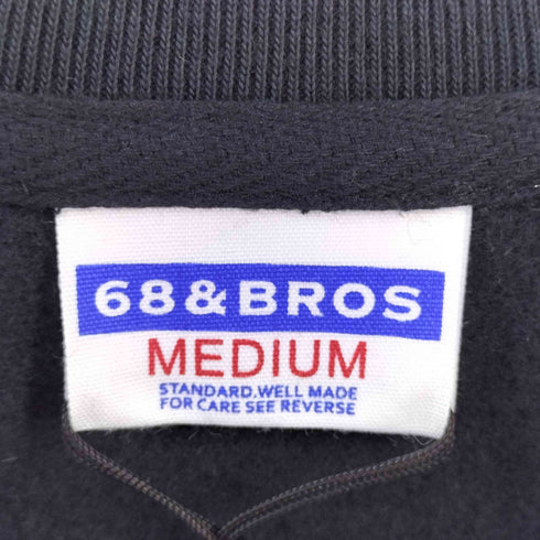 シックスティエイトアンドブラザーズ 68&BROTHERS H.W Crew Sweat ロゴプリント クルーネック スウェット メンズ M