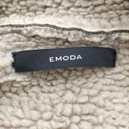 エモダ EMODA ムートン ドッキング ダウン ブルゾン レディース FREE