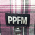ピーピーエフエム PPFM 襟レイヤード 長袖 チェック シャツ Y2K メンズ JPN:M