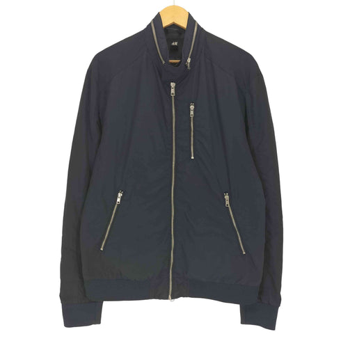 エイチアンドエム H&M マルチジップ ジップアップブルゾン メンズ import:L