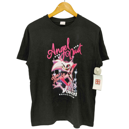 ANIME TEE キャラクター プリント エンジェル Tシャツ メンズ import:M