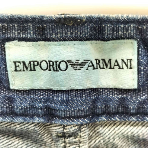 エンポリオアルマーニ EMPORIO ARMANI リペア パッチワーク デニムパンツ メンズ USA32