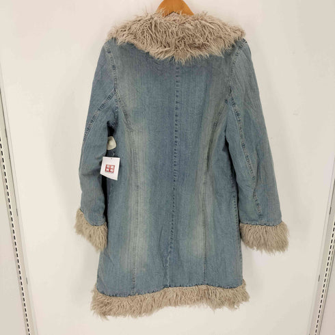 GIRLSWEAR ガールズウェア 裏地キルティング フェイクファー デニムコート レディース JPN:XL