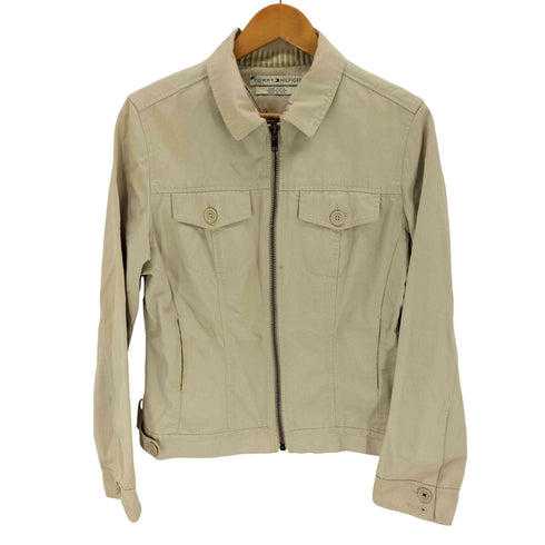 トミーヒルフィガー TOMMY HILFIGER ボックス ジップアップ ワークジャケット メンズ import:L