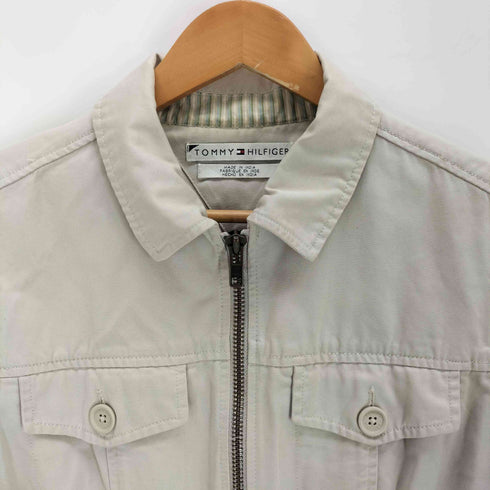 トミーヒルフィガー TOMMY HILFIGER ボックス ジップアップ ワークジャケット メンズ import:L