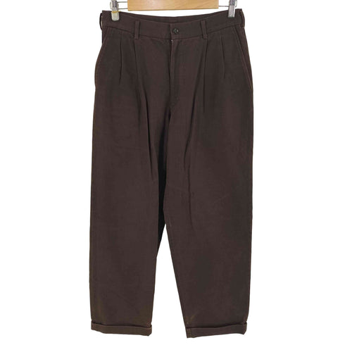 コムデギャルソンオム COMME des GARCONS HOMME 00s AD2000 田中オム 製品染め コットン ツータック スラックス メンズ L