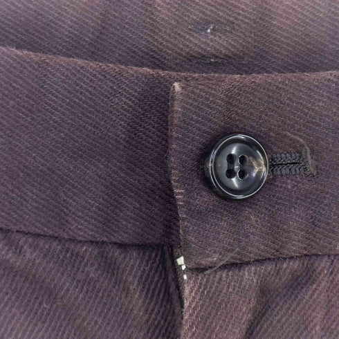 コムデギャルソンオム COMME des GARCONS HOMME 00s AD2000 田中オム 製品染め コットン ツータック スラックス メンズ L