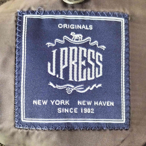 ジェイプレス J.PRESS ウール シルク 段返り3B テーラード ジャケット メンズ AB6