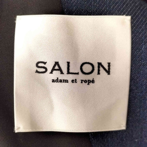 サロンアダムエロペ SALON adam et rope 26SS デニムテントシルエットステンカラーコート レディース FREE