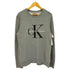 カルバンクラインジーンズ Calvin Klein Jeans ロゴ プリント クルーネック スウェット メンズ import:L