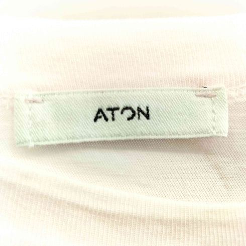 エイトン ATON コットン クルーネックTシャツ メンズ JPN:2