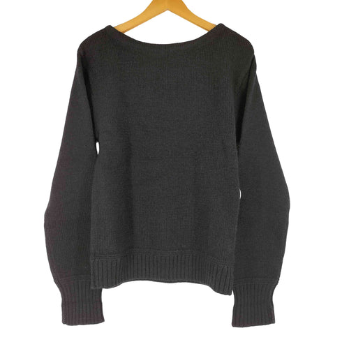 マディソンブルー MADISONBLUE BOAT NECK PO BRITISH WOOL ブリティッシュウール ボートネック ニットセーター メンズ 04(S)