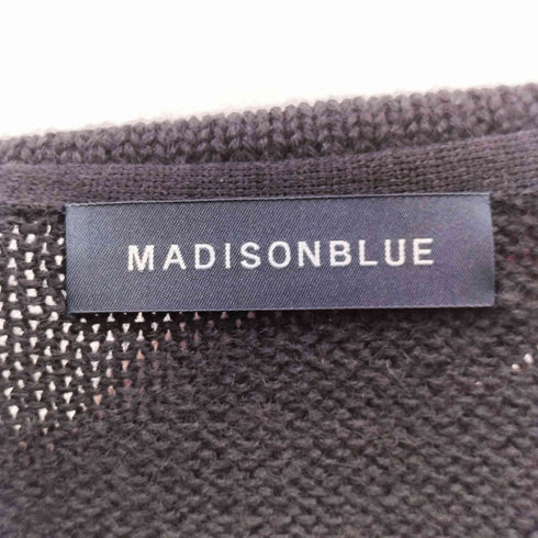 マディソンブルー MADISONBLUE BOAT NECK PO BRITISH WOOL ブリティッシュウール ボートネック ニットセーター メンズ 04(S)