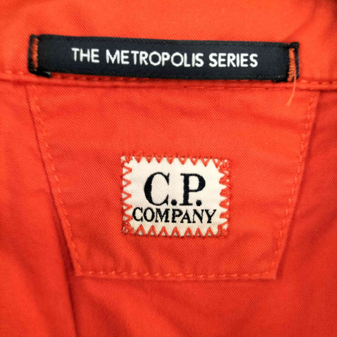 シーピーカンパニー C.P.COMPANY THR METROPOLIS SERIES ザ メトロポリス シリーズ ロングスリーブ ギャバジン ダブルジップ シャツジャケット メンズ XS