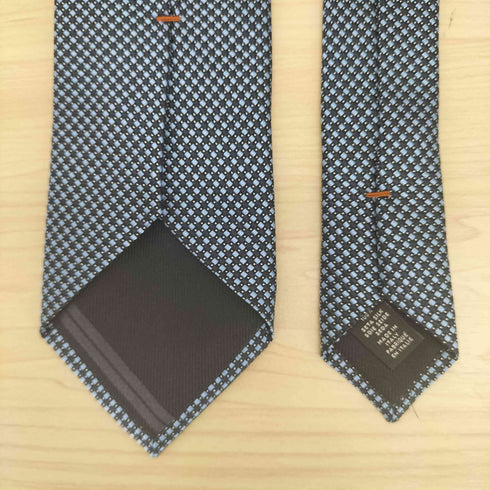 エルメネジルドゼニア Ermenegildo Zegna イタリア製 斜めストライプ柄 シルク ネクタイ メンズ