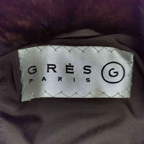 GRES PARIS サガミンク ファーコート レディース FREE