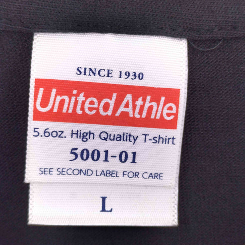 ユナイテッドアスレ UNITED ATHLE アーティスト バンド 10TH ANNIVERSARY コミック プリント Tシャツ メンズ L