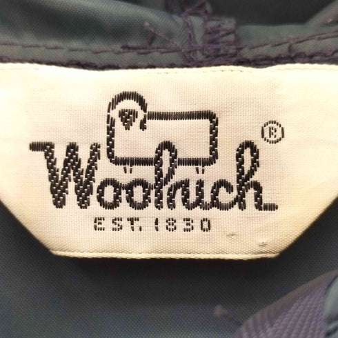 ウールリッチ WOOLRICH 70-80s 白タグ ナイロン アノラックパーカー メンズ import:M