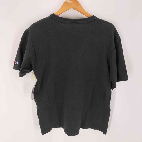 チャンピオン Champion 90s USA製 青刺繍タグ カレッジロゴプリント 半袖Tシャツ メンズ import:M