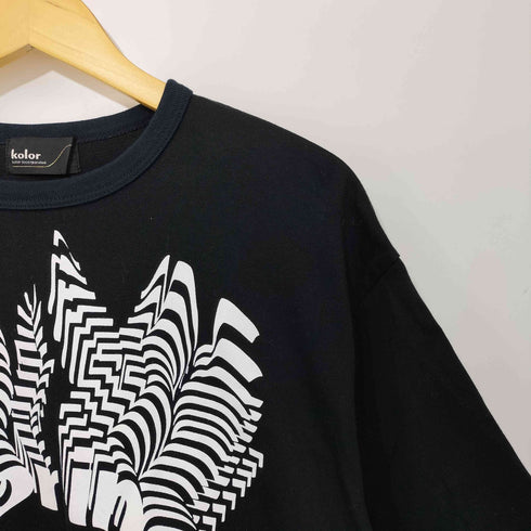 カラー kolor 21AW クリアコットン天竺プリントS/S T-SHIRT 半袖Tシャツ メンズ JPN:1