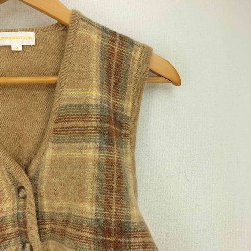 ブルックスブラザーズ BROOKS BROTHERS 90S ウール チェックニットベスト レディース import:M