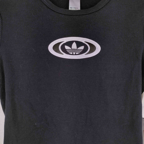 アディダス adidas オリジナルス キャンパス 2000 バックカットアウト リブ 半袖Tシャツ レディース JPN:S