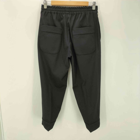 コムデギャルソンガンリュウ COMME des GARCONS GANRYU 10AW AD2010 ARCHIVE BLACK CROPPED WOOL WIDE PANT イージー クロップド ウール ワイド パンツ アーカイブ ブラック メンズ JPN:M