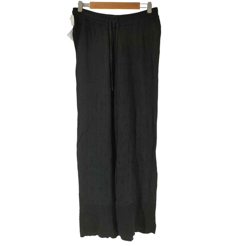 ムジルシリョウヒン 無印良品 コットン透かし編みニットロングパンツ レディース JPN:XL