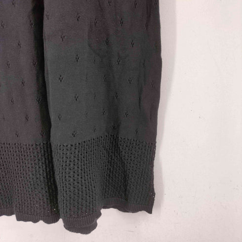 ムジルシリョウヒン 無印良品 コットン透かし編みニットロングパンツ レディース JPN:XL