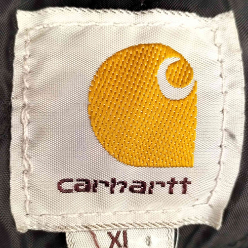 カーハート Carhartt 企業ロゴ刺繍 裏キルティング ワークフーディジャケット メンズ JPN:XL