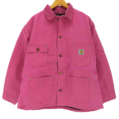 カーハート Carhartt 90-00s 企業ロゴ ダック地 CHORE COAT チョアコート メンズ