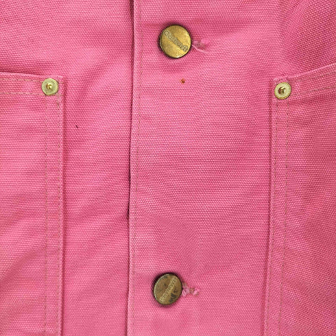 カーハート Carhartt 90-00s 企業ロゴ ダック地 CHORE COAT チョアコート メンズ