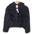 ザラ ZARA フェイクファー ジップアップ フーデッド ジャケット フード ドローコード レディース import:XL